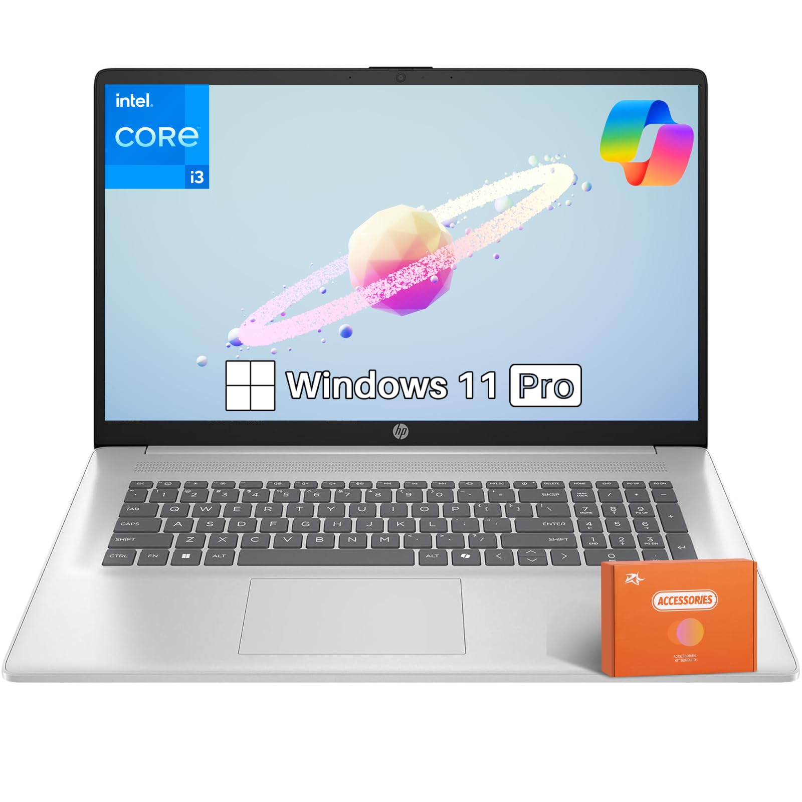 １７インチ HP 17-by0004tu 8世代 i5 SSD240GB HP 17.3'' FHD Laptop, 13th Gen i5-13500H, 8GB DDR4-3200 RAM