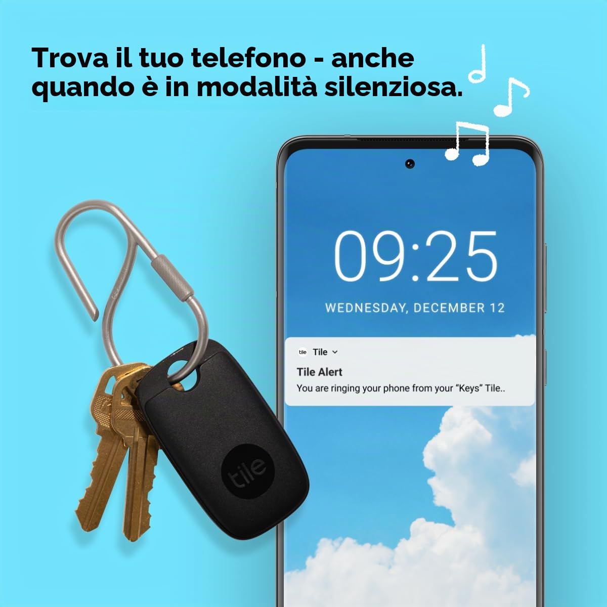Tile Pro (2022) Bluetooth Trova oggetti, 2 Pezzi, Portata di rilevamento 120m, compatibile con Alexa e Google Smart Home, iOS e Android, Trova chiavi, telecomandi e altro, Nero/Bianco