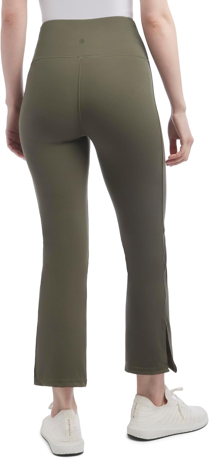 Danskin ヨガパンツCrop Slit Flare Yoga Pantsレディース