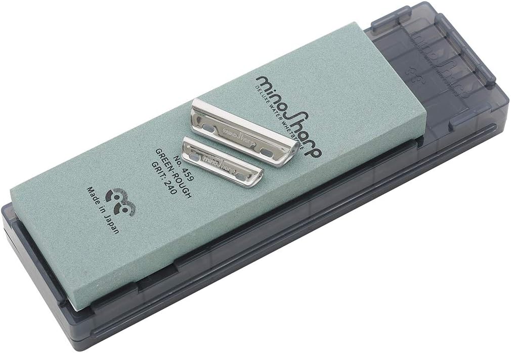 Global MinoSharp 459 - Deluxe Water Whetstone - 240 Grit