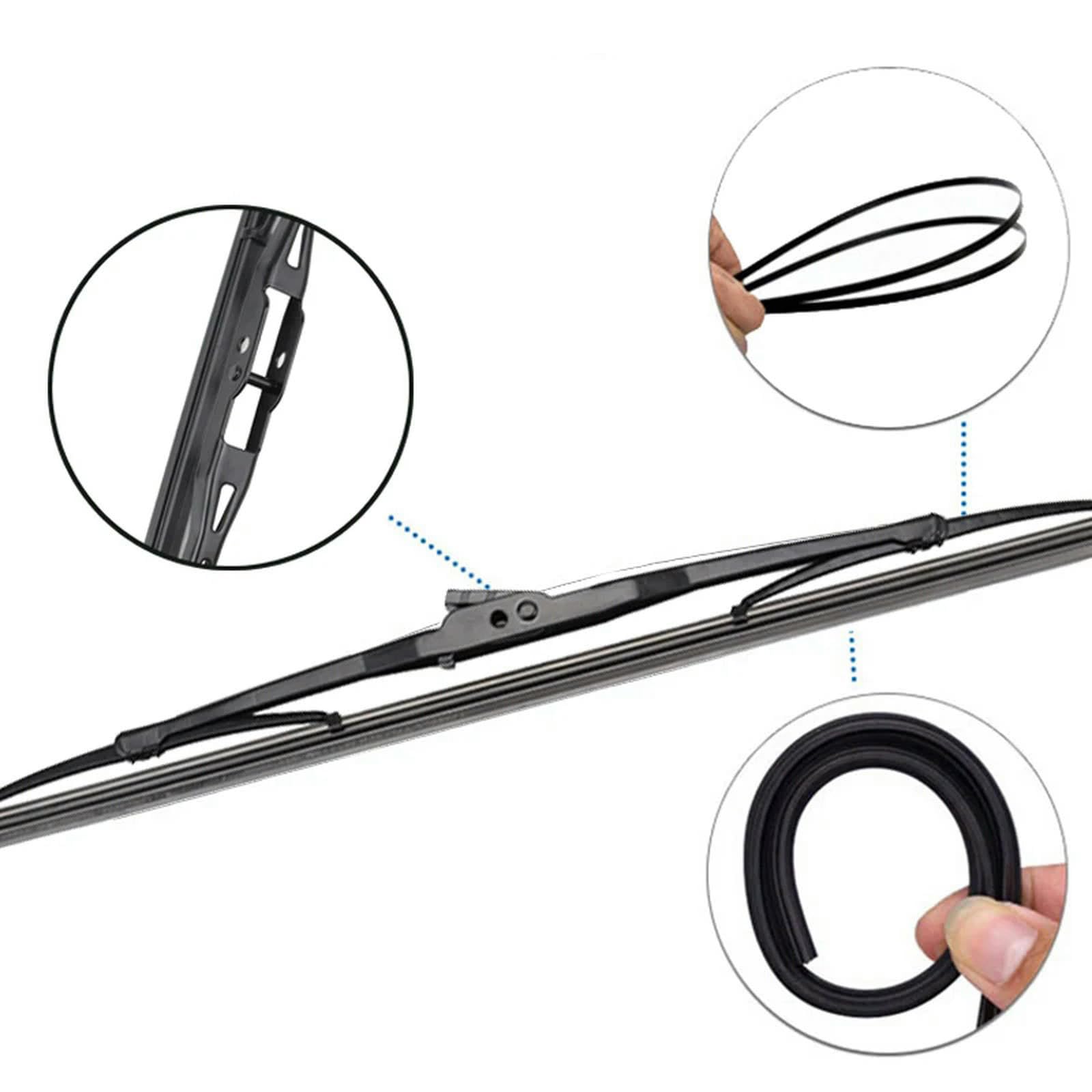 Set di spazzole tergicristallo Posteriori da 14", per Audi A6 2004-2011