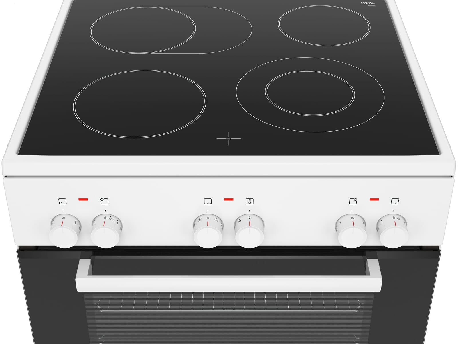 Bosch HKA090220 four et cuisinière Blanc Céramique A - Fours et cuisinières (Cuisinière, Blanc, Rotatif, Blanc, Devant, Céramique)