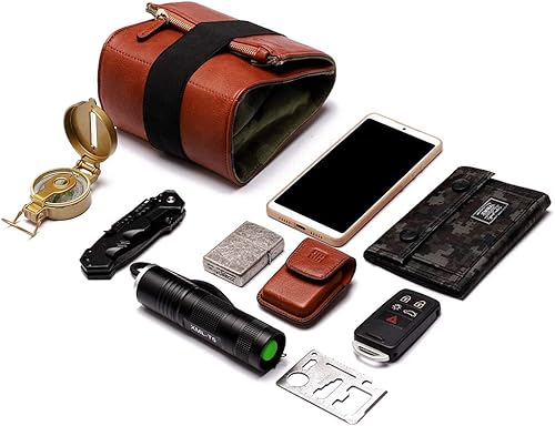 Miniatura 5 de CANPIS - Funda para cámara sin espejo, bolsa de cuero para lente de cámara, bolsa de viaje para fotografía, bolsa de almacenamiento de mano al aire