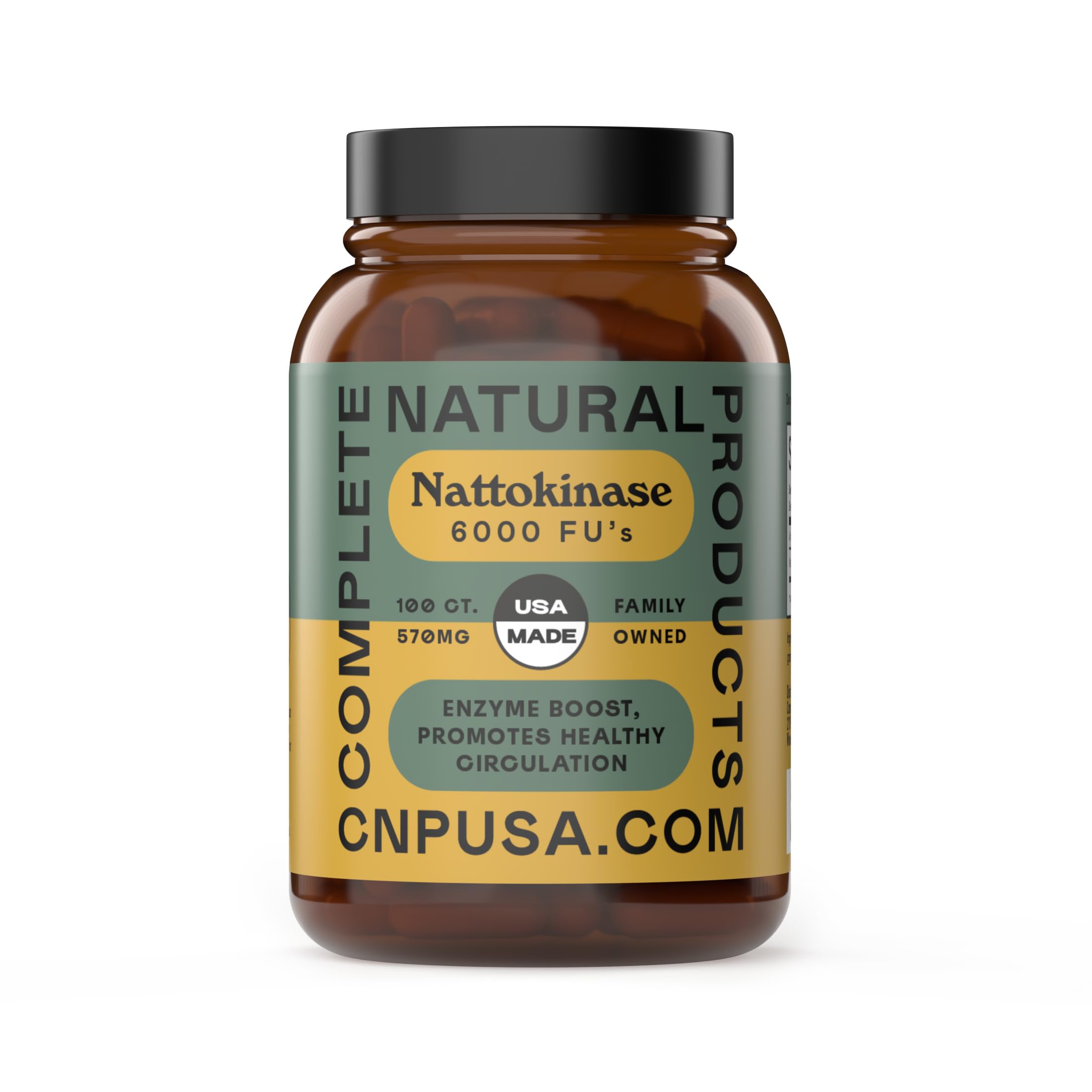 CNP | Nattokinase 570mg Capsules - 6000FU Natto, Circulation Support Aid — Amazon image 2
