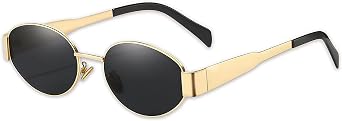 Retro Sunglassess For Women Men Trendy Oval Classic UV400 Protection