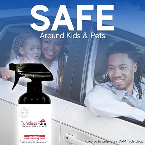 Miniatura 4 de Funkless Fare Eliminador automático de olores diseñado para conductores de viajes compartidos y taxis. Elimina rápidamente cualquier olor en tu