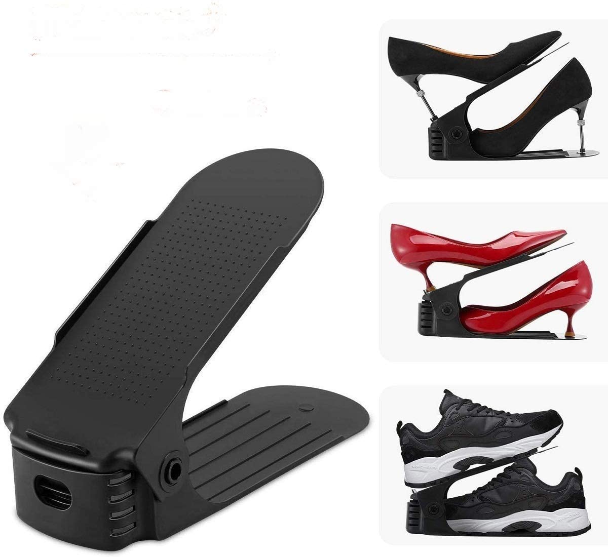 Omanos Adjustable Folding Shoe Slots Organizer