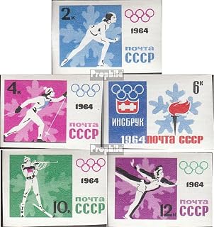Prophila Collection Związek Radziecki 2866B-2870B (kompl. wyposaż.) 1964 Olymp. Igrzyska zimowe w Innsbruck (znaczki pocztowe dla kolekcjonerów)