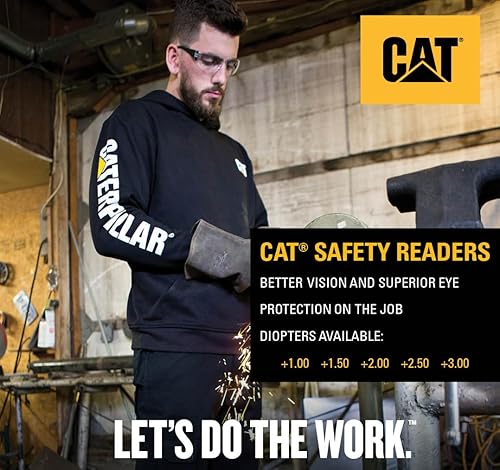Miniatura 4 de CAT TRACK - Gafas de seguridad con lectores bifocales, lente transparente o ahumada, antivahoo, 1.0, 1.5, 2.0, 2.5, 3.0 dioptrías