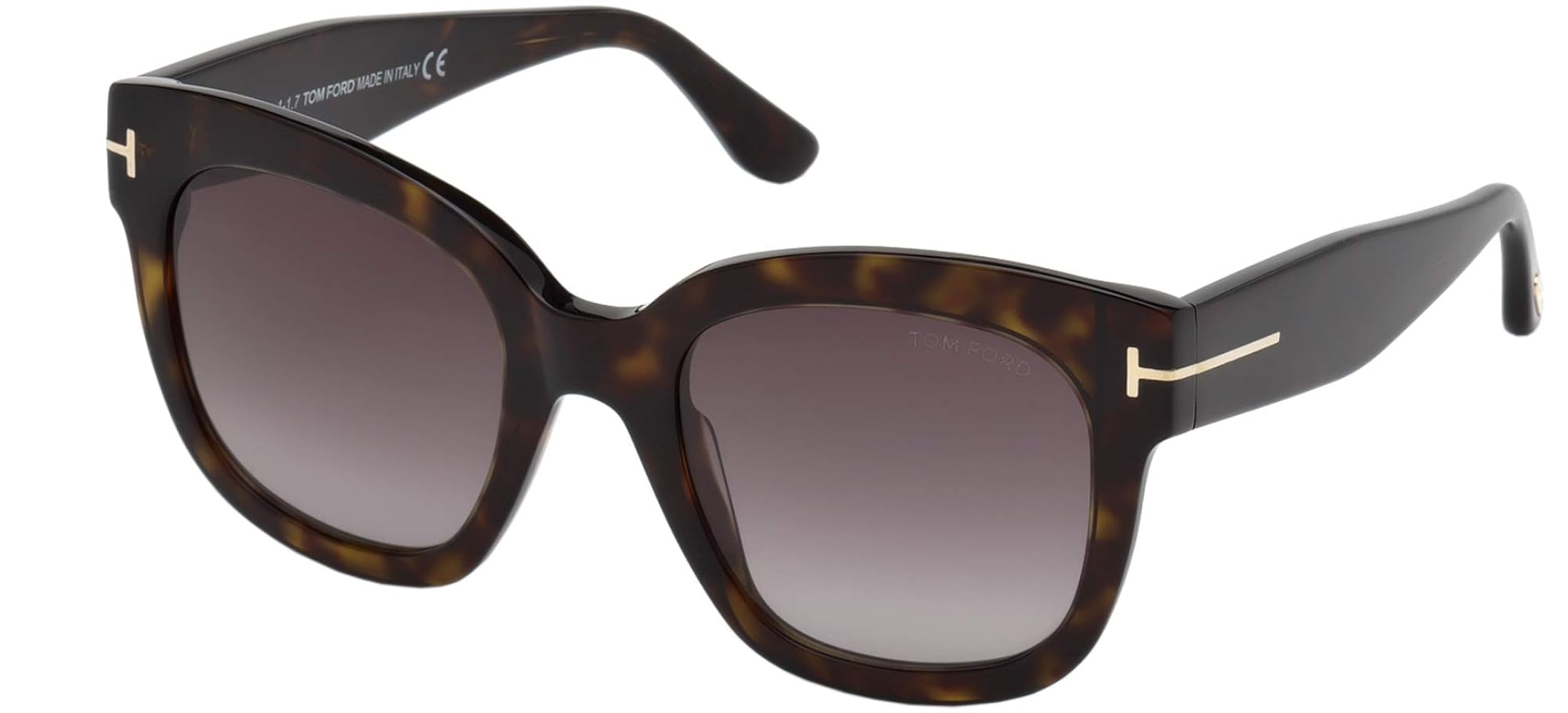 Tom Ford Womens Beatrix Polarized Eyewear Square Sunglasses