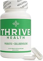 Vista 1 de Suplemento probiótico y colágeno: salud intestinal, piel clara, prebióticos, antioxidantes, 20 mil millones de UFC, péptidos de colágeno, alivio