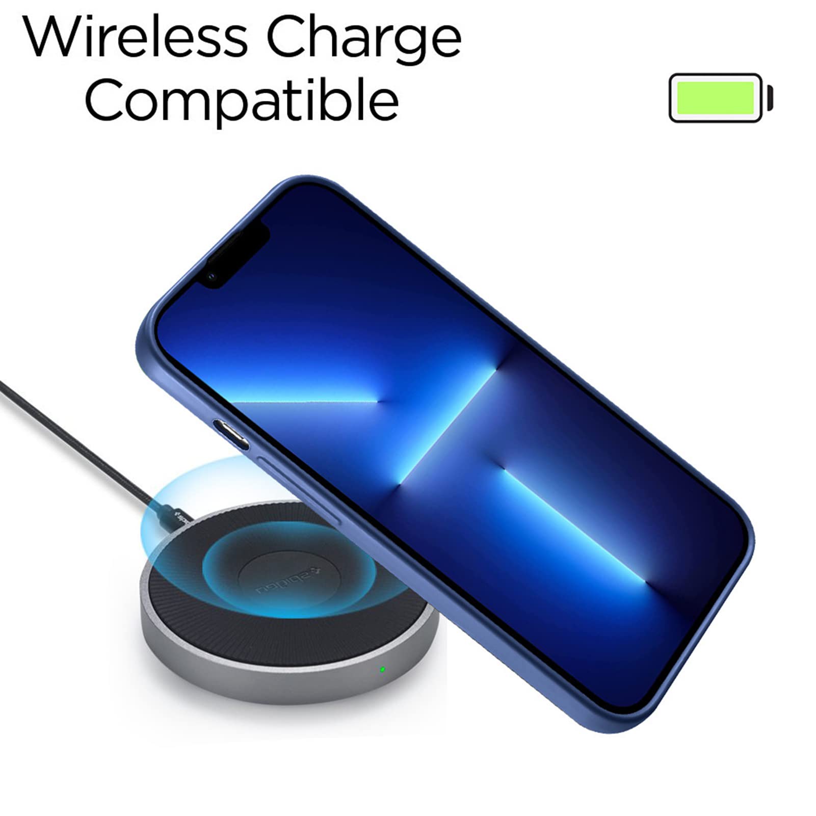 Cover per iPhone 14/14 Pro/14 Plus/14 Pro Max,Sottile Custodia, Protezione Lenti,PC E Silicone,Magnetico Anello Slot Per Schede Con Cordino,Per Ricarica Wireless,Blu,14 pro 6.1''