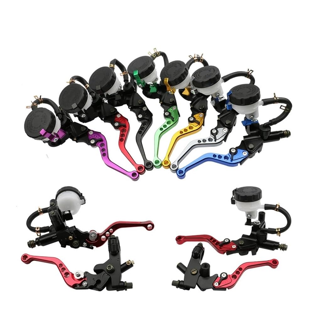 Xvasdgaer Go-Ld Motorcyle Universal 7/8" 22Mm Cnc Aluminum Adjustable Clutch Brake Pump Levers Hydraulic Master Cylinder For 250Cc-500