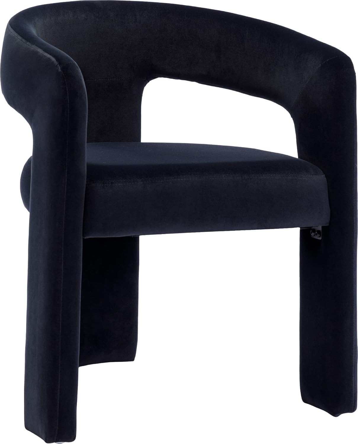 Wahson Velvet Fabric Upholstered OpenBack Dining Chair