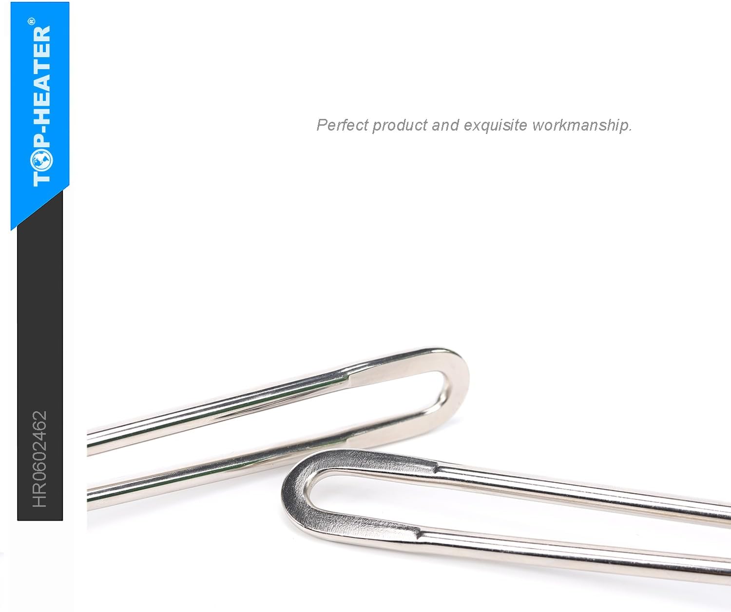 RV water heater element being installed