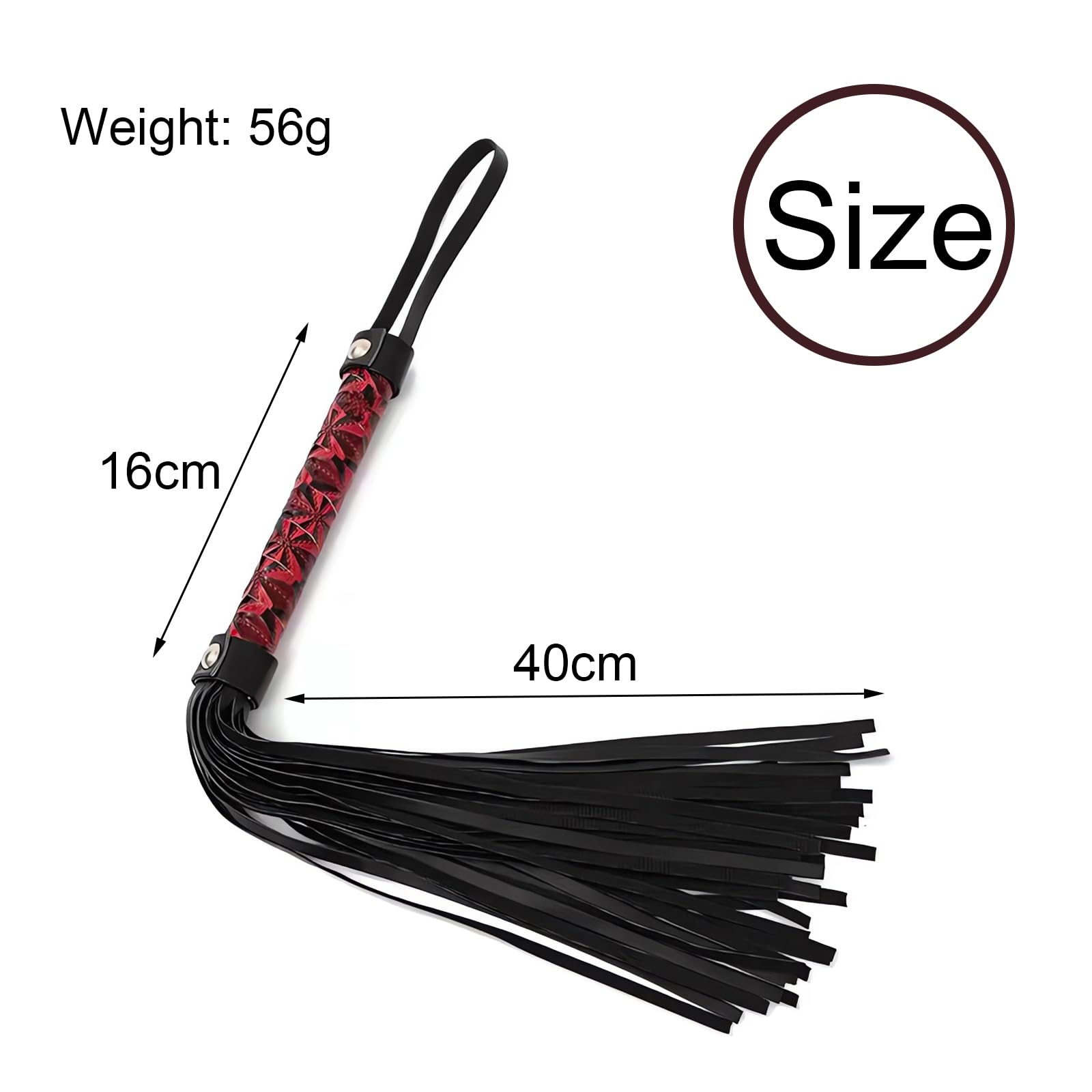 Latigo Cuero Artificial Suave PU Caballos Herramienta Entrenamiento Accesorios Disfraces Cultivo Montar