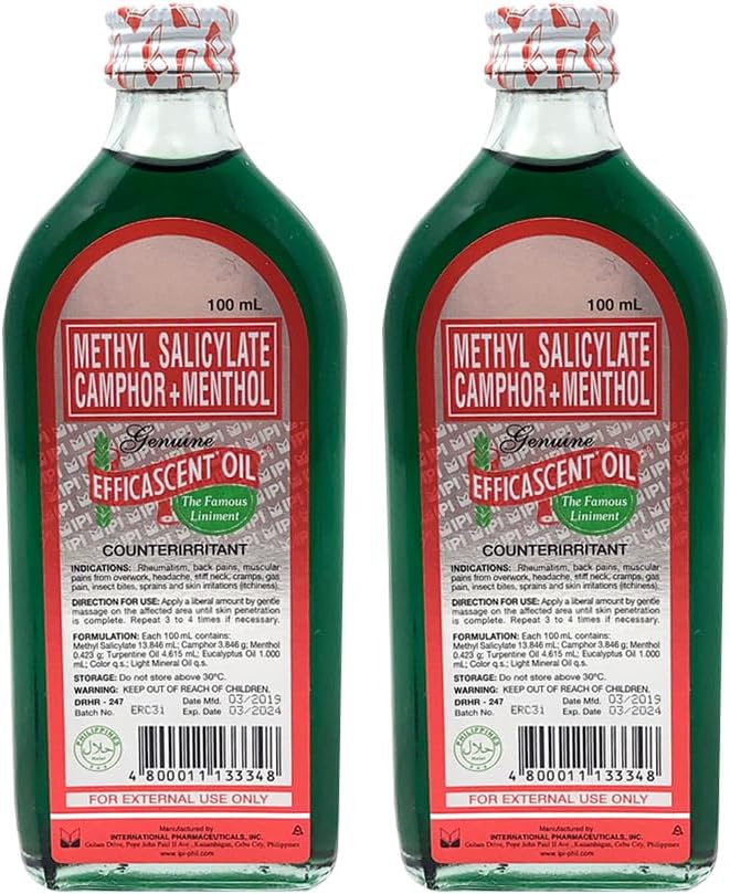 Efficascent Oil (100ml,2 Bottles)