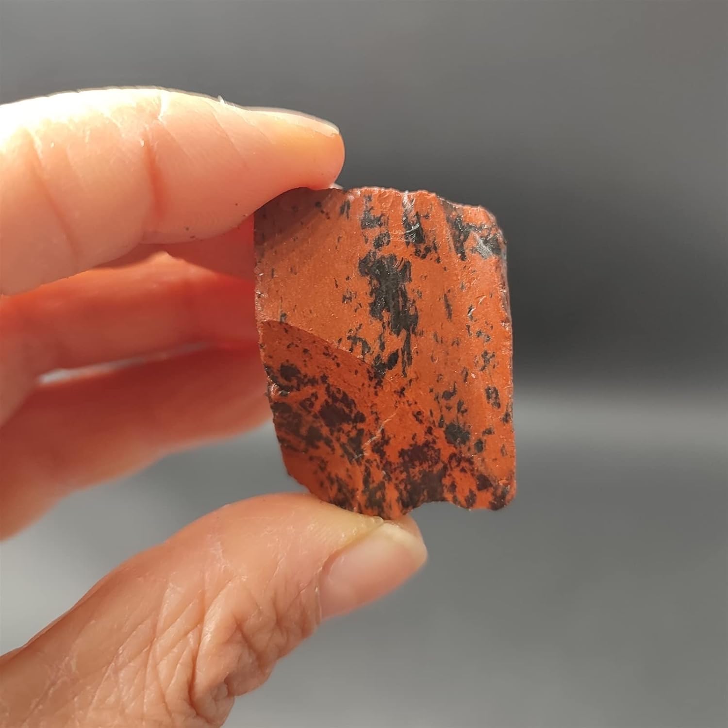 天然水晶の原石 1 ピース/20-30 ミリメートル天然生赤黒曜石原石水晶振動子 RockMineral 水族館ホームルームの装飾