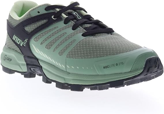 Inov-8 Womens Roclite G 275 V2 - Trail Running Shoes - Dark Green/Pine - 6.5