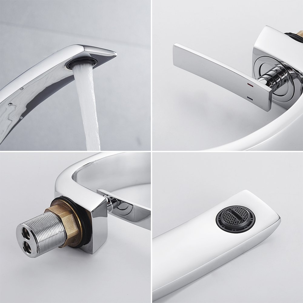 Rubinetto monocomando per bagno (cromo)