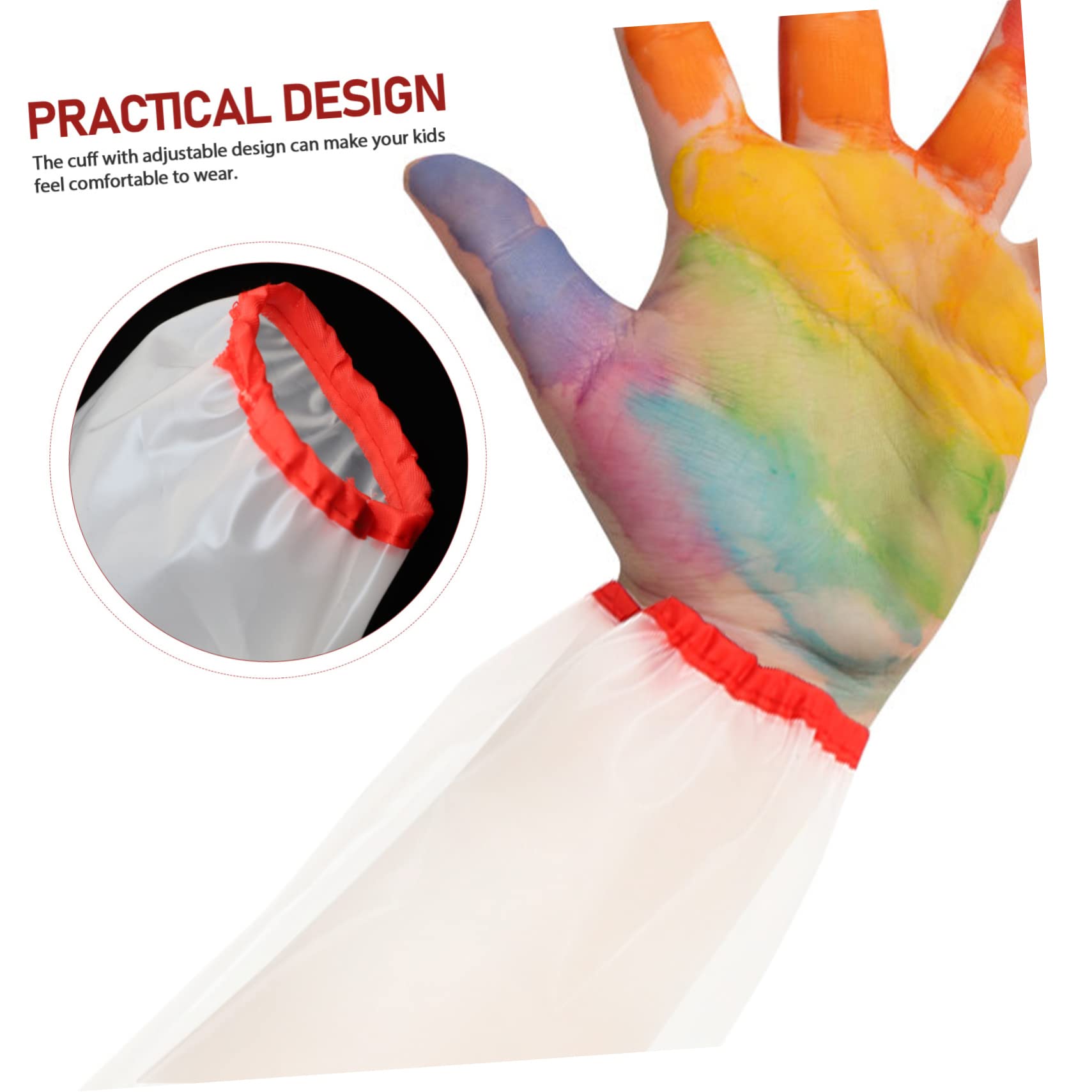 Toyvian 3 Piezas delantal de pintura delantales para niños baberos para niños pequeños de de cocina para pintado ropa de trabajo Accesorios niño pequeño Eva
