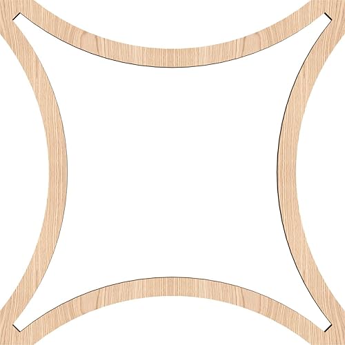 Miniatura 4 de Ekena Millwork WALW08X08X0250LEYRO - Paneles de pared de madera con calado decorativo extra pequeño, roble rojo