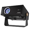 WZATCO Yuva Blaze, Android 14,Native 1080P Projector 4K Ultra HD Fully Automatic, Sealed Engine, 1000 ANSI Lumens, ARC, WiFi 6 & BT, Screen Mirroring, Portable Room Cinema, Black gallery image