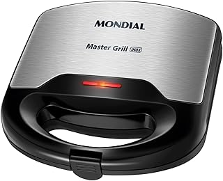 Sanduicheira master grill mondial preto/inox 750w 220v - s-20
