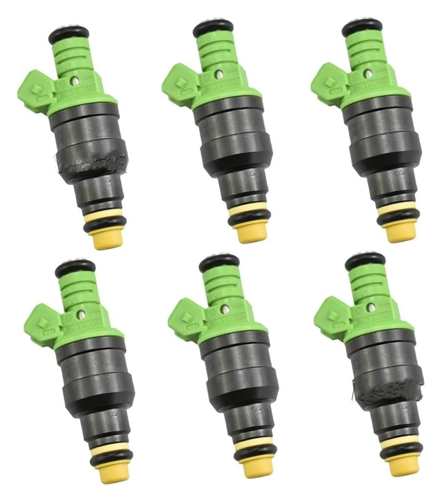 Qwqwfa One Color Petrol Fuel Injector For Vw For G&Olf For Passat 1.8-4.0 0280150558 6Pcs Fuel Injectors 42Lb Ev1