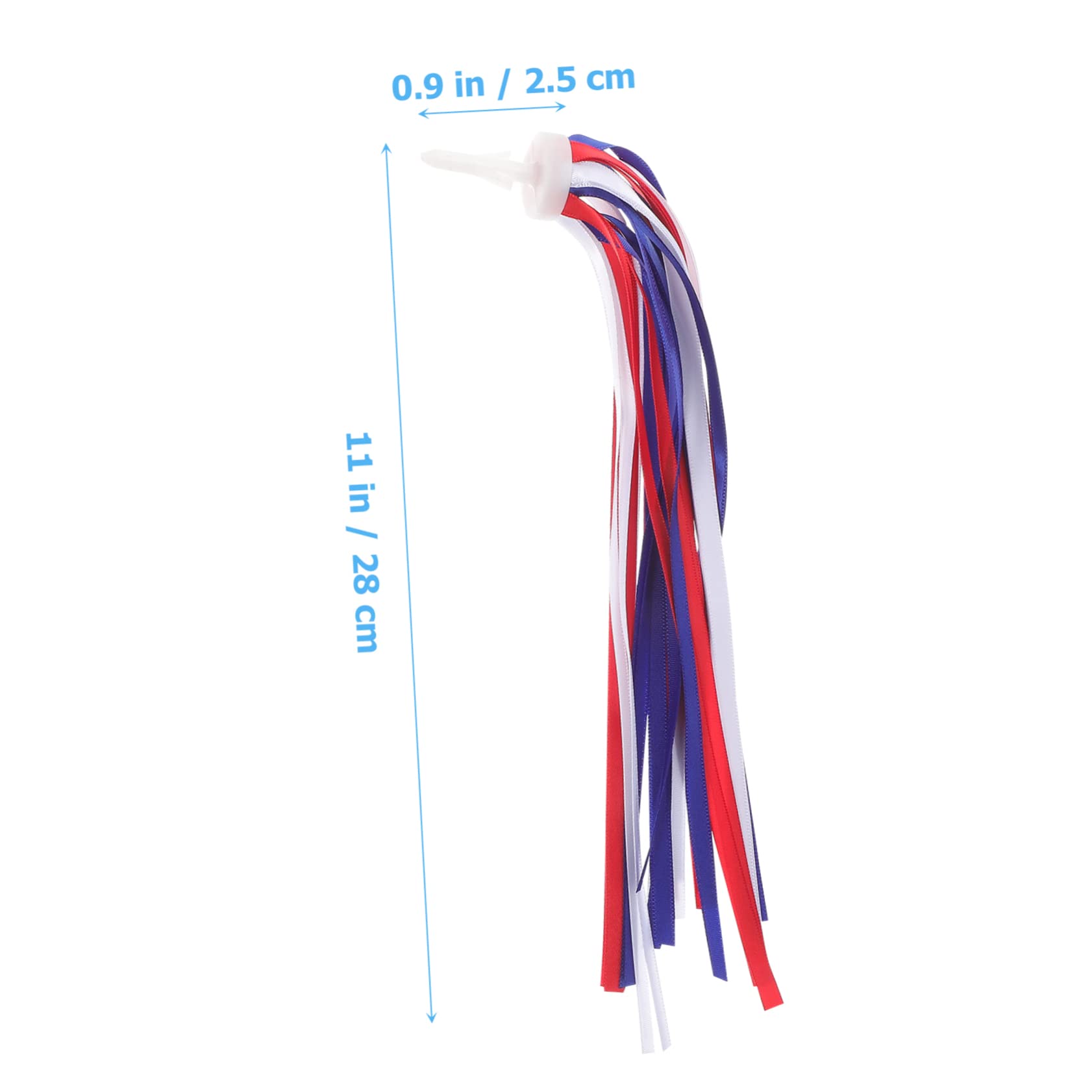 Happyyami Kids Bike Streamers Handlebar Tassels Dark Blue Bike Ribbons for Boys Girls Decor