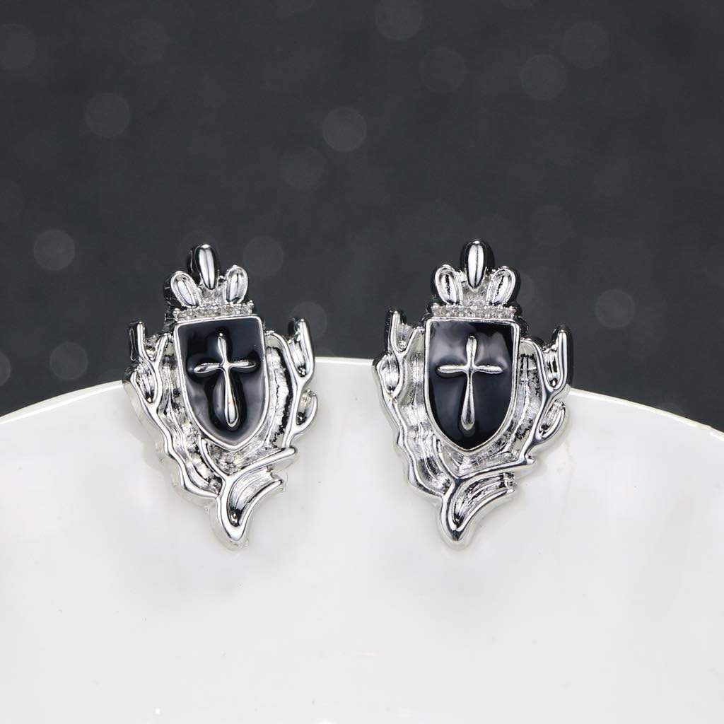 2pcs Crown Brooch Cardigan High-end Crown Brooch Shawl Blouse Scarf for Cross All-match for Street Shootin Pins for Jackets