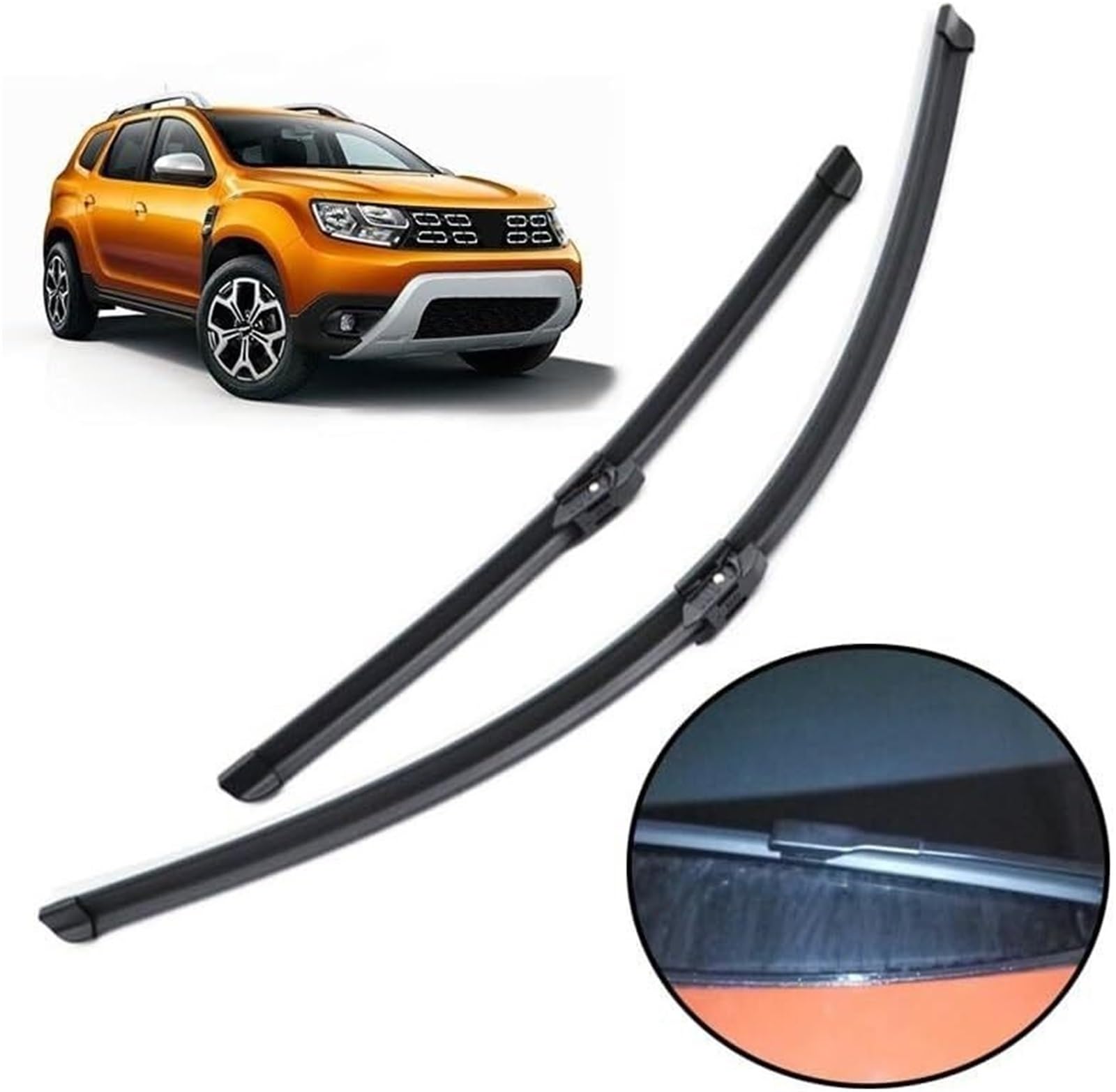 limpiaparabrisas Escobillas limpiaparabrisas delanteras de goma para Nissan para Terrano