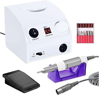 Nail Drill Machine 35000RPM Manicure Machine Nail Drill Machine for Manicure Pedicure Nail Art Equipment Electric Nail Fil...