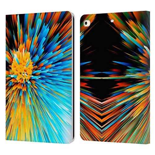 Étui portefeuille iPad 9.7 2017 2018 Haroulita Floral en cuir