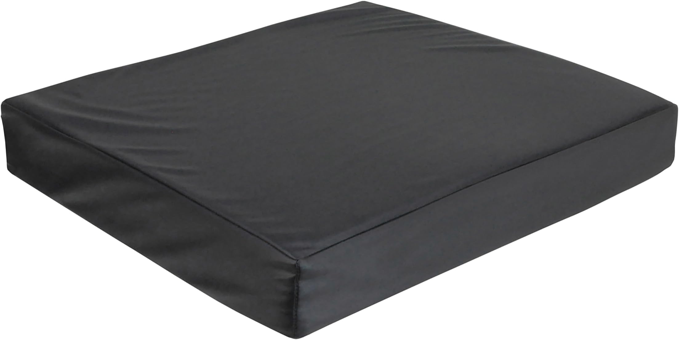 Memory Foam Wheelchair Cushion – Vinyl‑Covered, Wipe‑Clean Seat Pad with Fixing Straps, Extra Comfort & Support for Wheelchairs, Chairs, Cars & Everyday Use
