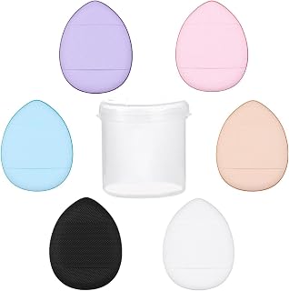 Finger Makeup Blender Sponge,Under Eye Powder Puff - Facial Makeup Sponges Set of 6 | Soft Beauty Makeup Blender Puff for Foundation, Face Powder, Under Eye Setting, Cosmetic Tool | Soft Beauty Makeup Blender Puff för Foundation, Face Powder, Under Eye Setting, Cosmetic Tool