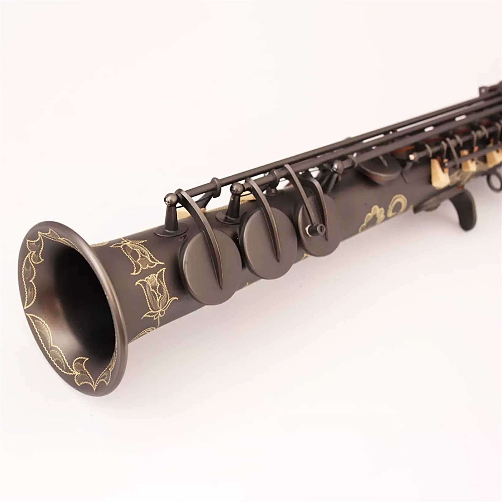 Saxofón Profesional Saxofón BB, Instrumento Musical Artesanal Francés Antiguo, Patrón Tallado A Mano, Saxofón Profesional