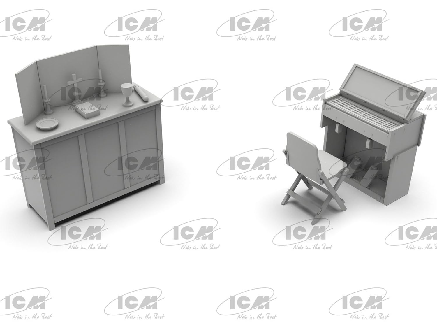 Icm - cappella mobile dell'esercito britannico 1/35 - icm 35586