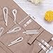 uxcell 100Pcs Durable Plastic Alligator Clips, 1.97