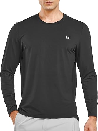 NORTHYARD Mens Running Shirt Thermal Long Sleeve Base Layer Fleece Lined Cold Weather Winter Gear Workout Athletic Gym