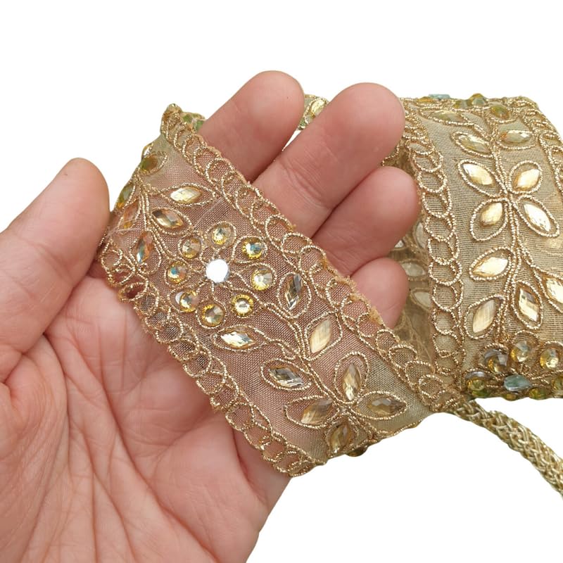 Image of Combo of Gold + Silver Waist Belt for Women | Maggam | Stone Work | Handmade Vadannam | Perfect Combo of Gold + Silver Girls Belt