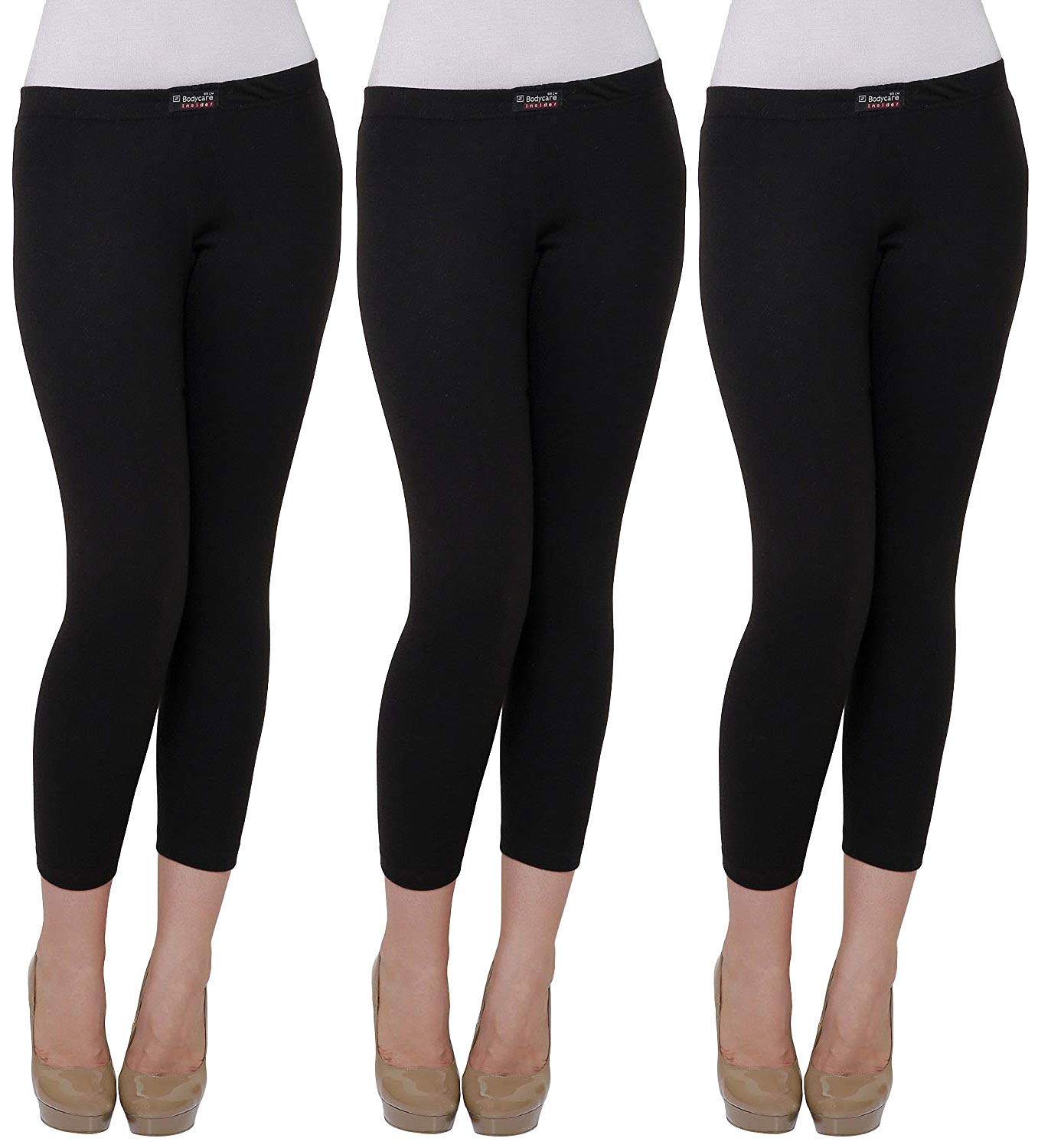 bodycare insider Gold Black Women's Premium Lower/Trouser/Bottom Thermal - Pack of 3 (B502-85cm)-picture-35