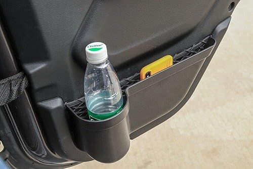 Miniatura 6 de JeCar Bolsillo para puerta trasera, bolsillos de almacenamiento para puerta, caja organizadora compatible con Jeep Wrangler 2018-2023 JL de 4