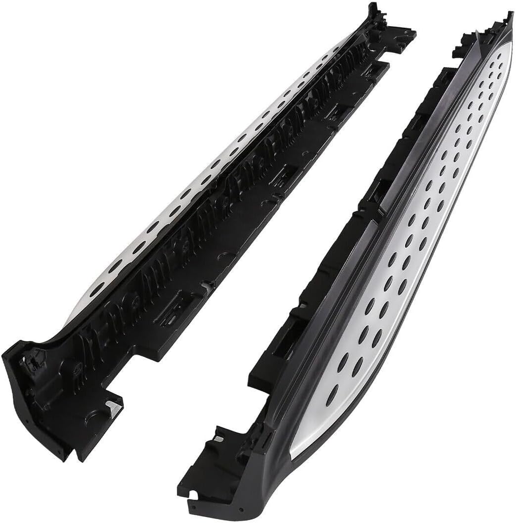 2pcs Left Driver and Right Passenger Side Aluminum Running Board Step Bars for Benz for GLC350e 2018-2020