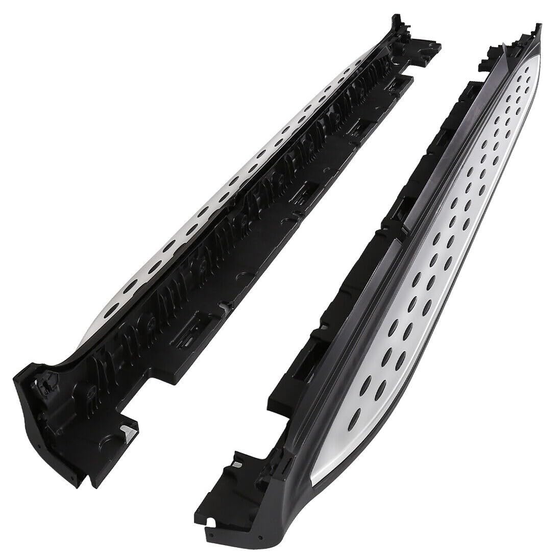 2pcs Left Driver and Right Passenger Side Aluminum Running Board Step Bars for Benz for GLC350e 2018-2020