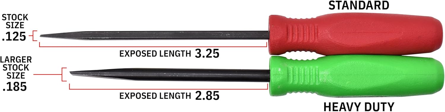 Mayhew Tools 31145GN Mini Heavy Duty Pry Bar, 5" Curved, Green - Heavy Duty