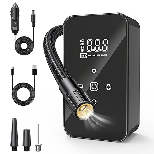 Tire Inflator/Air Compressor (140 PSI) - $29.99