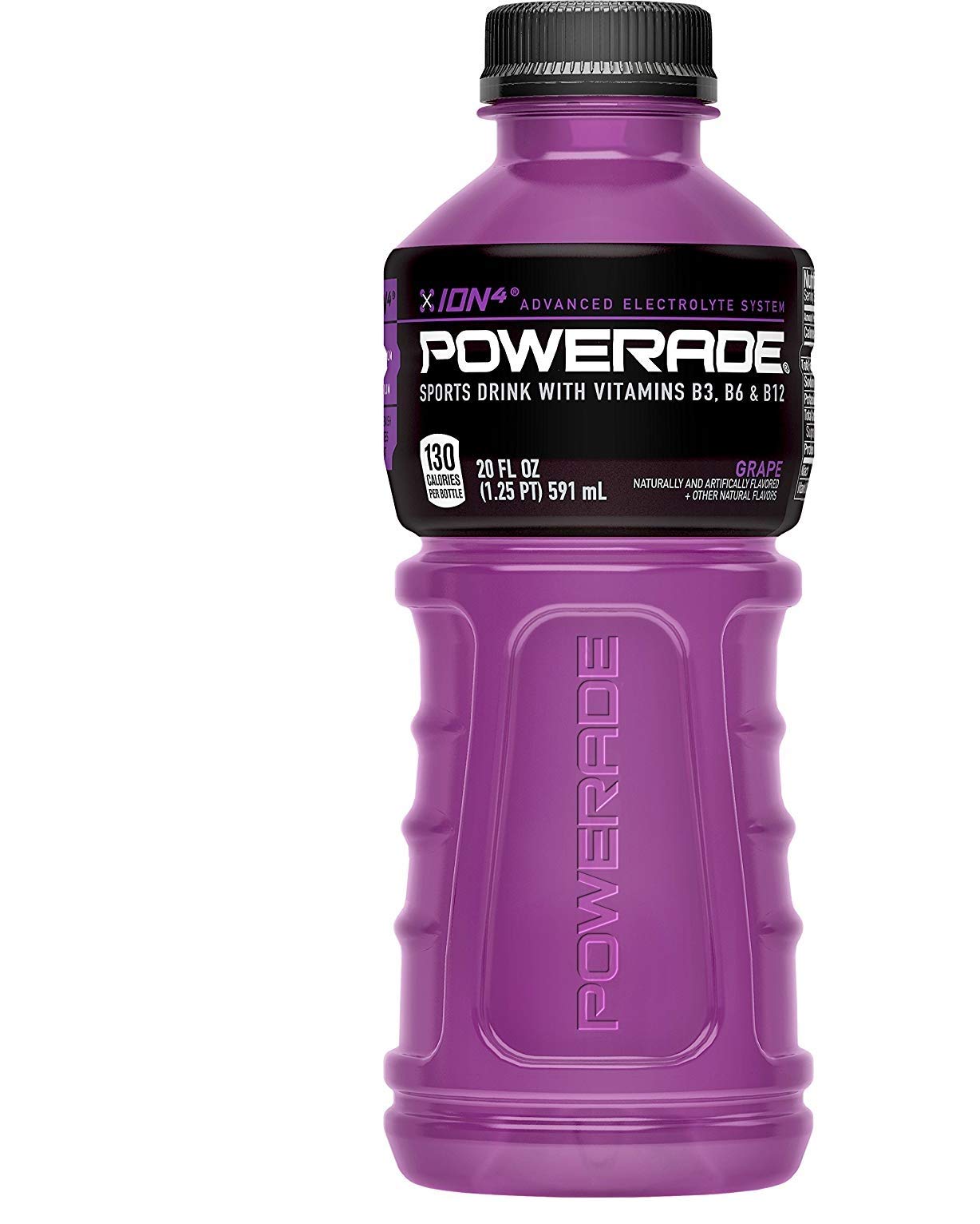 POWERADE, Electrolyte Enhanced Sports Drinks w/ vitamins, Grape, 20 fl