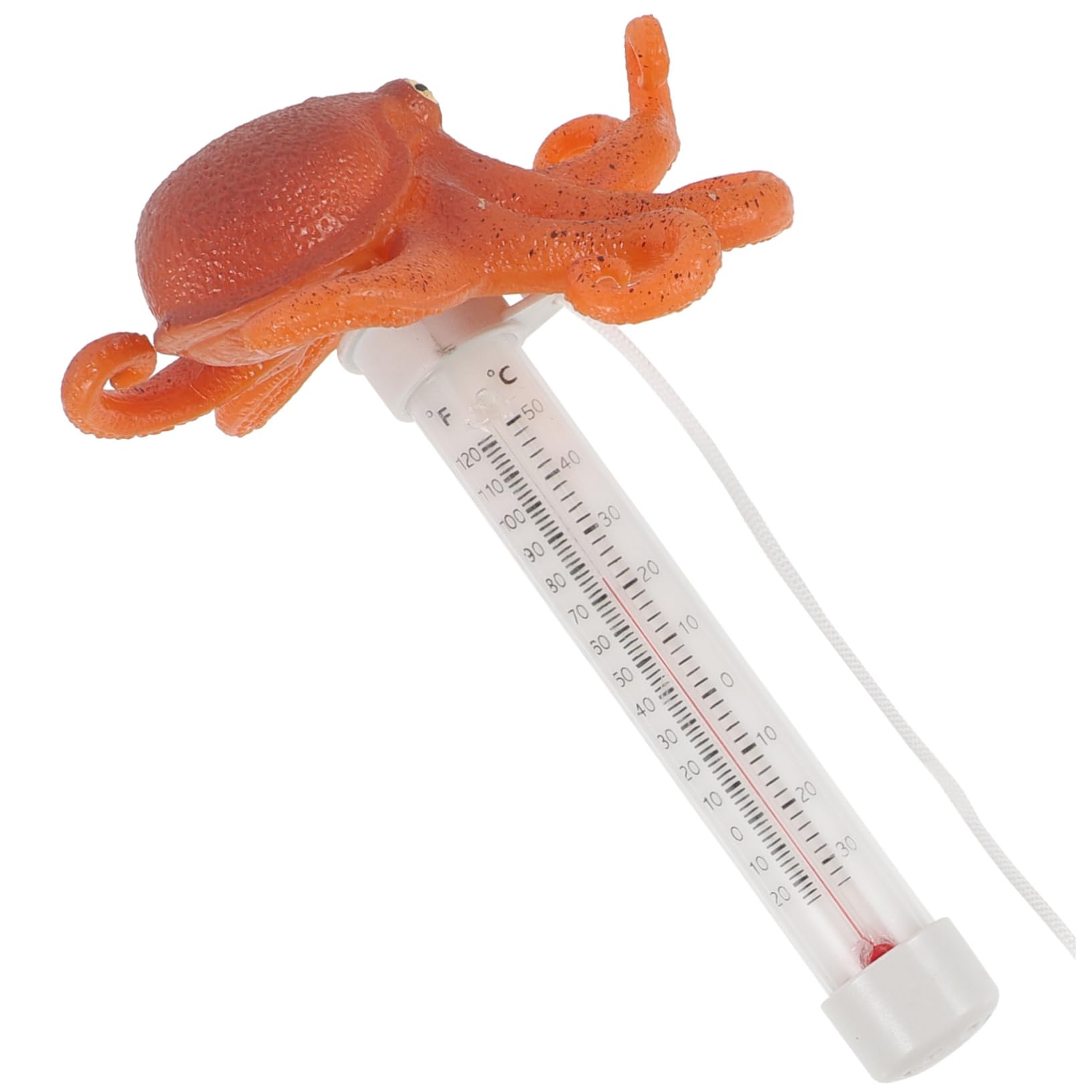 Toddmomy 4pièces Thermomètre Flottant De Piscine Mesure De Température Pour Spas Et Étangs Outil Pratique Et Forme De Pieuvre Et