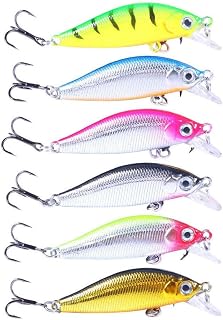 Kisangel Fishing Lure Crank that 6 Pcs bait saltwater fishing lures saltwater lures Lipless crank fishing supplies rattle submerged Crank Fishing Lure Tackle